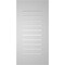 Ekena Millwork Vertical Surface Mount PVC Gable Vent: Functional, w/ 3-1/2"W x 1"P Standard Frame, 18"W x 36"H GVPVE18X3601SF - alternate 2